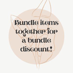 ✨BUNDLE ITEMS TO SAVE!✨
